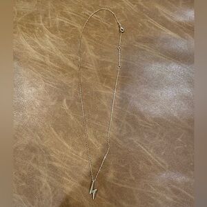 Gold Lightning Bolt Necklace